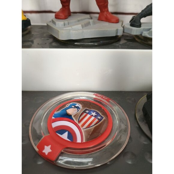 Marvel Superhero Figurine Set - Includes Captain America Black Widow Hawkeye Nic - Picture 7 of 11